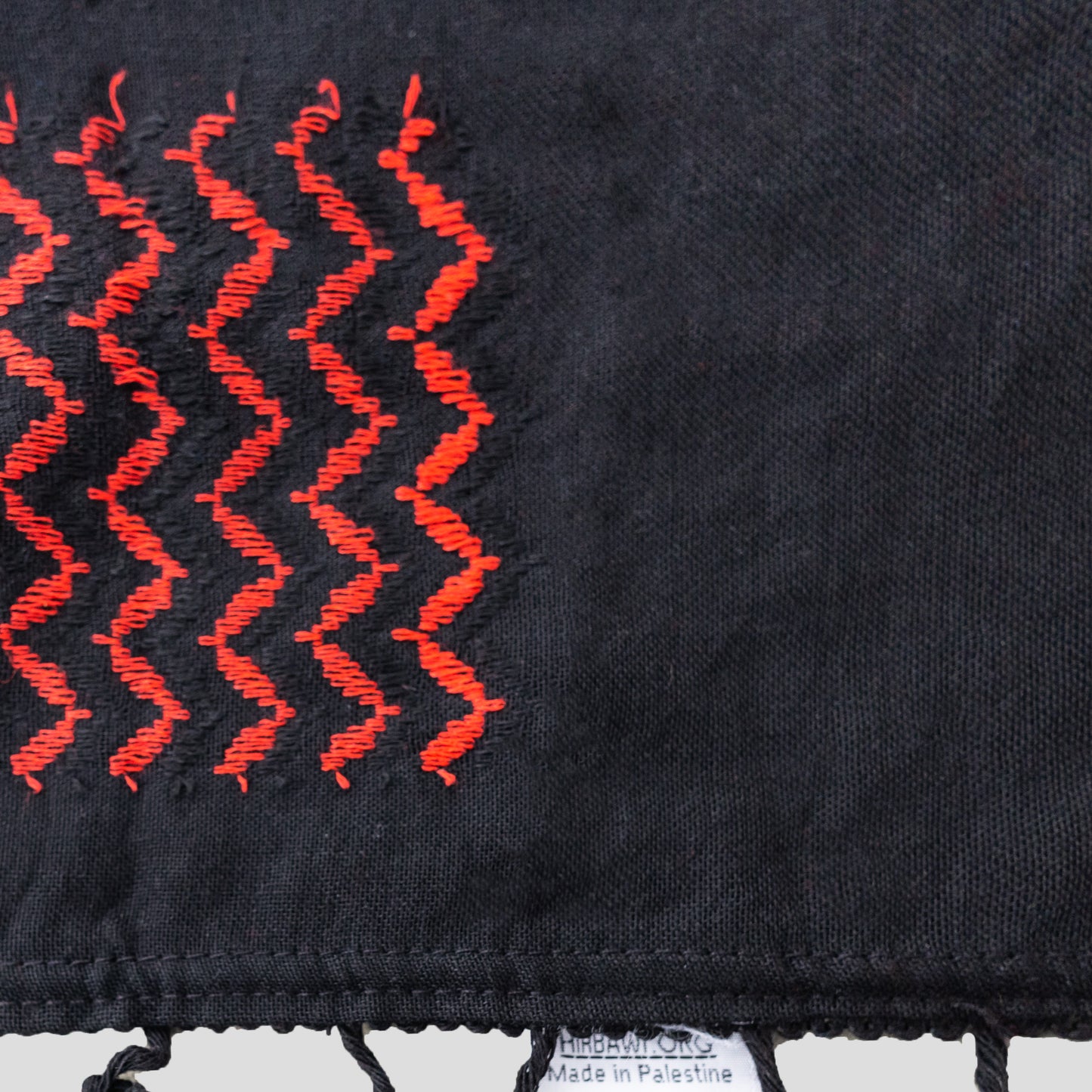 Black and Red Palestinian Kuffiyeh