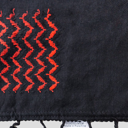 Black and Red Palestinian Kuffiyeh